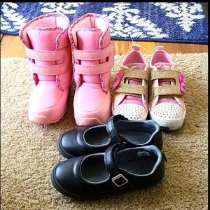 💥Light up Snow Boot! 💥Light up Sneaker! 💥Mary Jane shoes! Toddler Size 12!